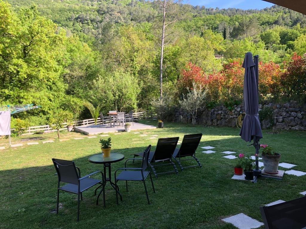 Studio Calme Et Agreable Avec Acces Jardin Partage Le Bar-sur-Loup Экстерьер фото